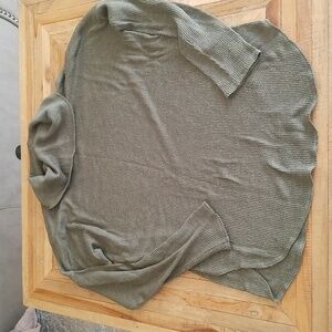 Aritzia Waffle Knit Cowel Neck Top